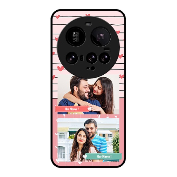 Xiaomi 15 Ultra 5G Custom Glass Phone Case - Photo With Heart Design Xiaomi 15 Ultra 5G Custom Glass Phone Case - Photo With Heart Design