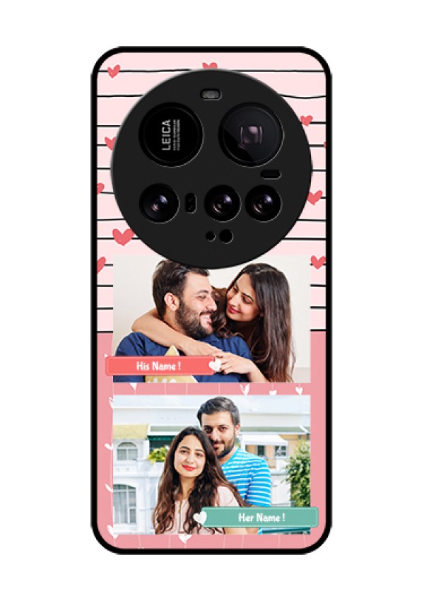 Xiaomi 15 Ultra 5G Custom Glass Phone Case - Photo With Heart Design