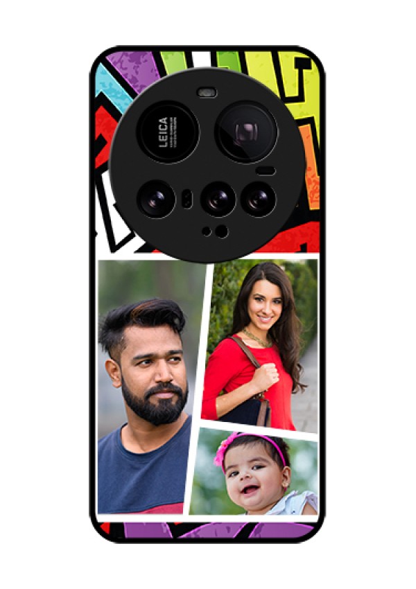 Xiaomi 15 Ultra 5G Custom Glass Phone Case - Graffiti Pattern Design
