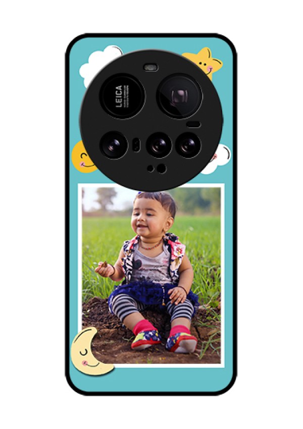 Xiaomi 15 Ultra 5G Custom Glass Phone Case - Smiley Kids Stars Design