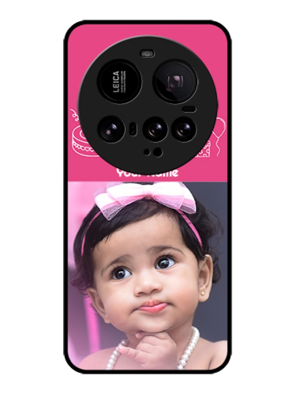 Custom Xiaomi 15 Ultra 5G Custom Glass Phone Case - With Birthday Line Art Design