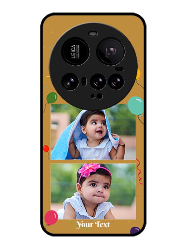 Custom Xiaomi 15 Ultra 5G Custom Glass Phone Case - Image Holder With Birthday Celebrations Design