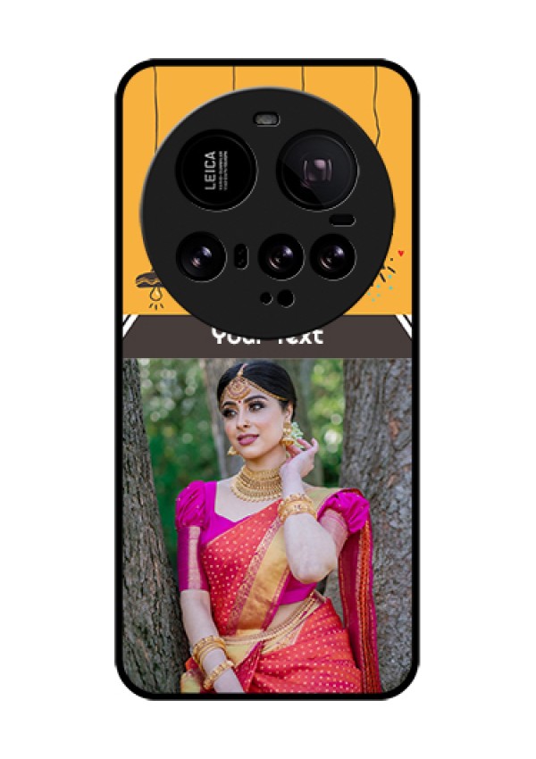 Xiaomi 15 Ultra 5G Custom Glass Phone Case - With Family Picture And Icons