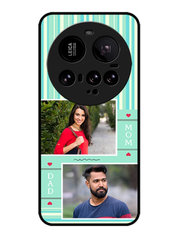 Custom Xiaomi 15 Ultra 5G Custom Glass Phone Case - Mom & Dad Pic Design