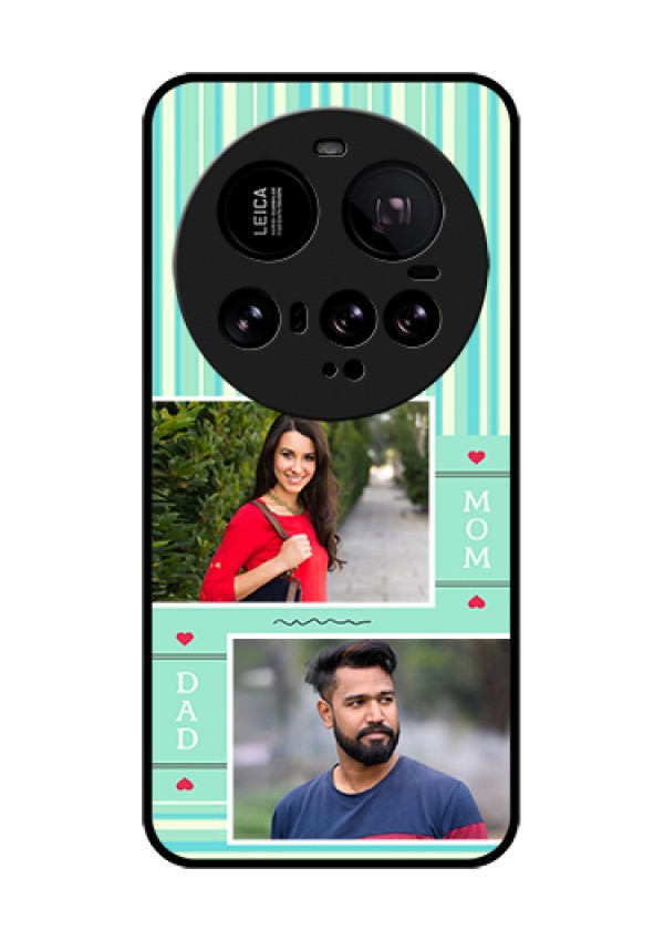 Xiaomi 15 Ultra 5G Custom Glass Phone Case - Mom & Dad Pic Design