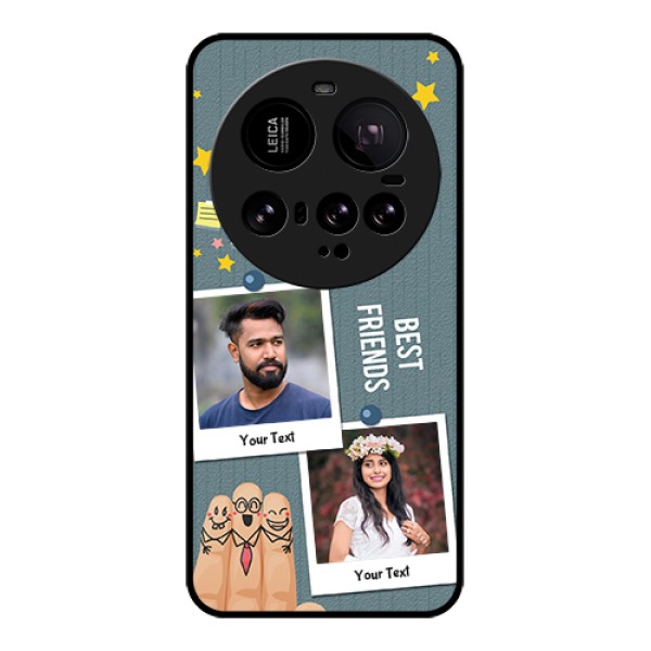 Xiaomi 15 Ultra 5G Custom Glass Phone Case - Sticky Frames And Friendship Design Xiaomi 15 Ultra 5G Custom Glass Phone Case - Sticky Frames And Friendship Design
