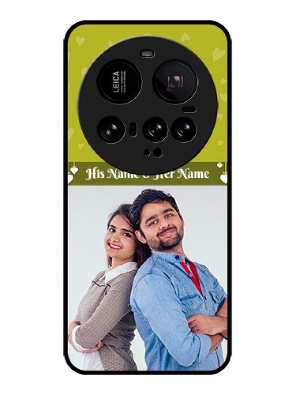 Custom Xiaomi 15 Ultra 5G Custom Glass Phone Case - You & Me Heart Design