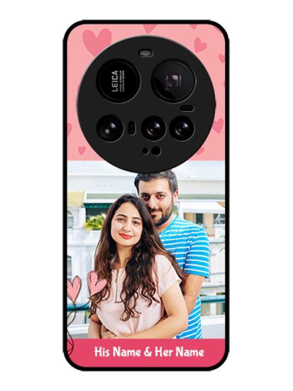 Custom Xiaomi 15 Ultra 5G Custom Glass Phone Case - Love Design Peach Color