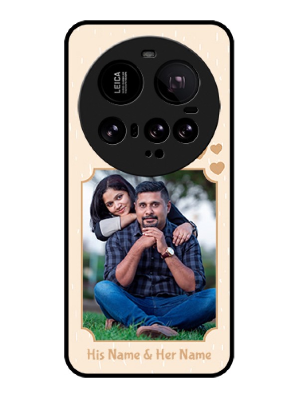 Custom Xiaomi 15 Ultra 5G Custom Glass Phone Case - With Confetti Love Design