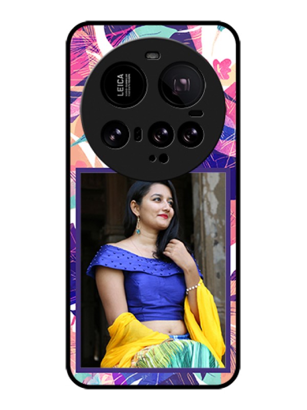 Custom Xiaomi 15 Ultra 5G Custom Glass Phone Case - Abstract Floral Design