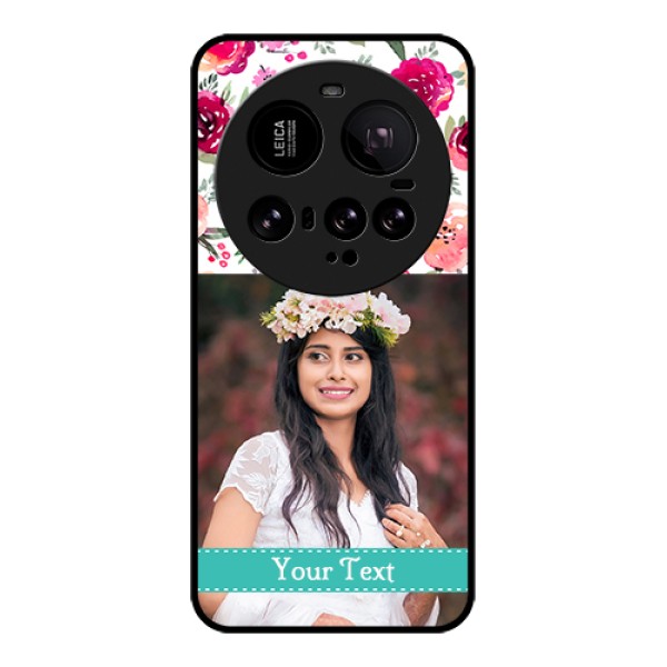 Xiaomi 15 Ultra 5G Custom Glass Phone Case - Water Colors Floral Design Xiaomi 15 Ultra 5G Custom Glass Phone Case - Water Colors Floral Design