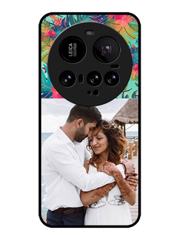 Custom Xiaomi 15 Ultra 5G Custom Glass Phone Case - Watercolor Floral Design