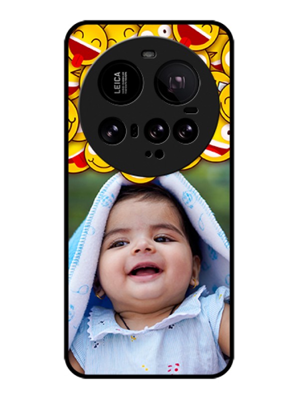 Custom Xiaomi 15 Ultra 5G Custom Glass Phone Case - With Smiley Emoji Design