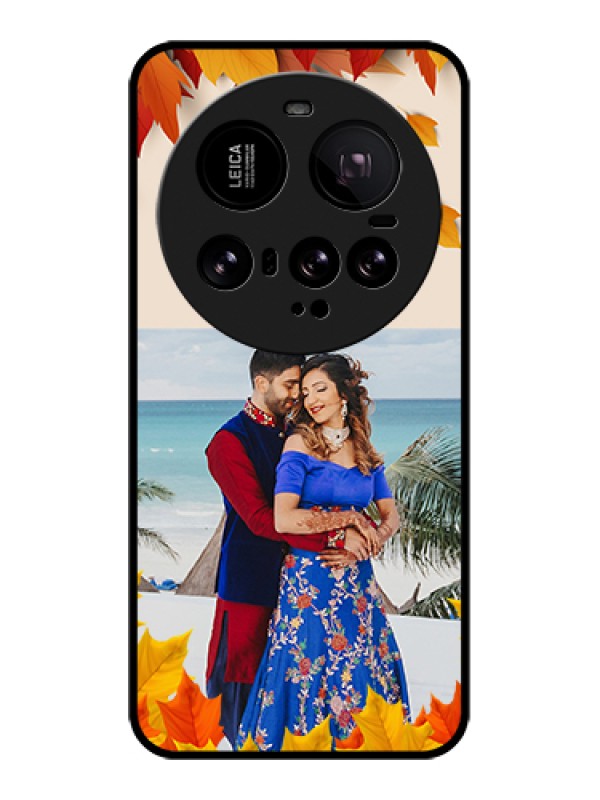 Custom Xiaomi 15 Ultra 5G Custom Glass Phone Case - Autumn Maple Leaves Design