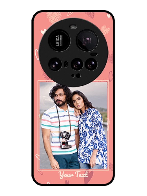 Custom Xiaomi 15 Ultra 5G Custom Glass Phone Case - Love Doodle Art Design