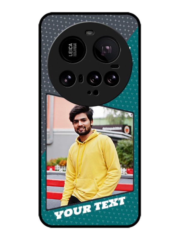 Custom Xiaomi 15 Ultra 5G Custom Glass Phone Case - Background Pattern Design With Quote