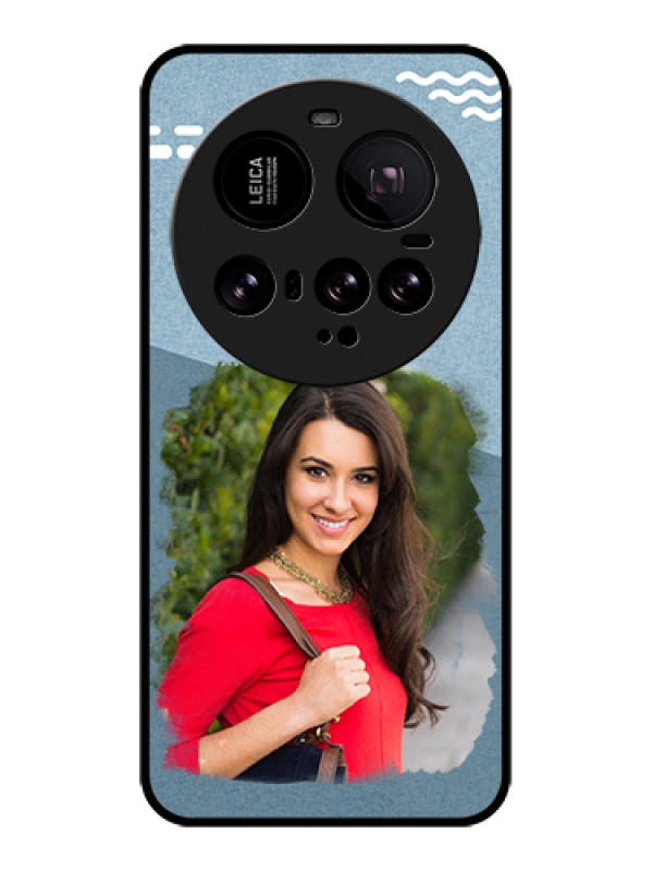 Custom Xiaomi 15 Ultra 5G Custom Glass Phone Case - Grunge Line Art Design