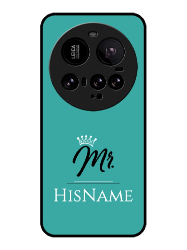 Custom Xiaomi 15 Ultra 5G Custom Glass Phone Case - Mr With Name Design