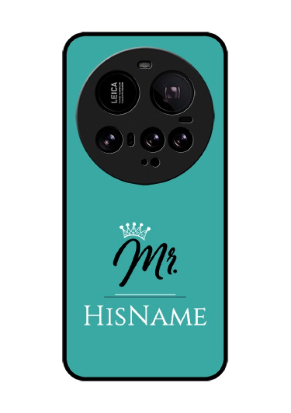 Xiaomi 15 Ultra 5G Custom Glass Phone Case - Mr With Name Design