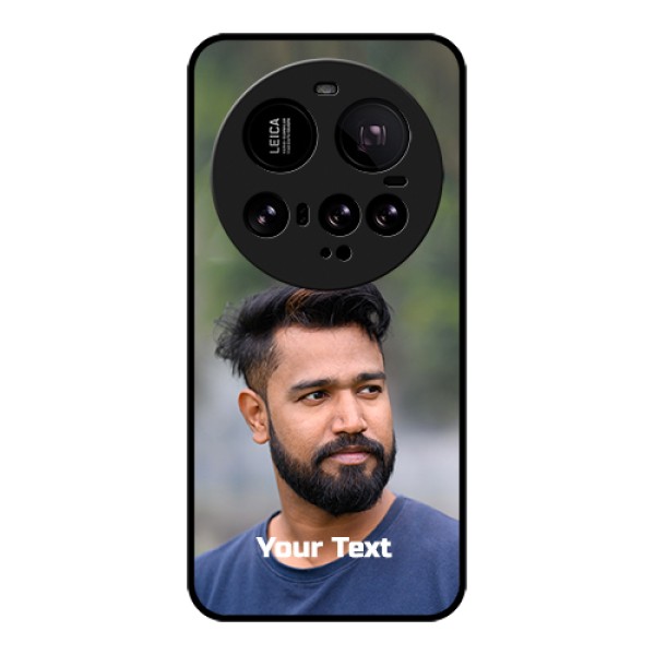 Xiaomi 15 Ultra 5G Custom Glass Phone Case - Photo With Text Design Xiaomi 15 Ultra 5G Custom Glass Phone Case - Photo With Text Design