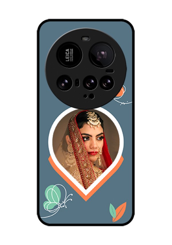 Xiaomi 15 Ultra 5G Custom Glass Phone Case - Droplet Butterflies Design