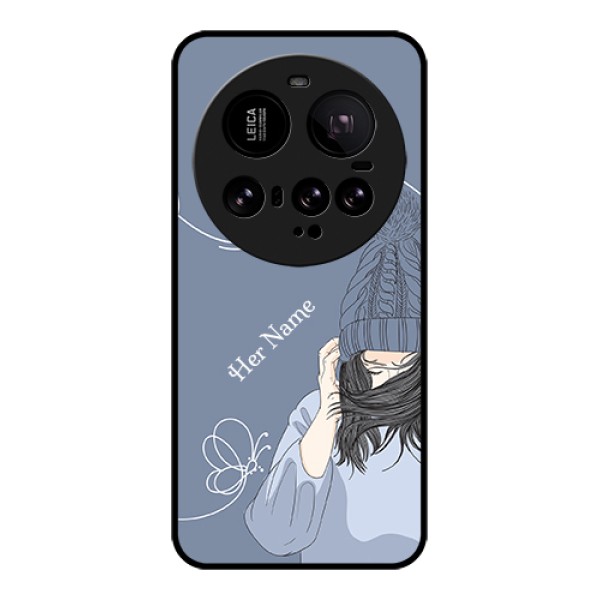 Xiaomi 15 Ultra 5G Custom Glass Phone Case - Girl In Winter Outfit Design