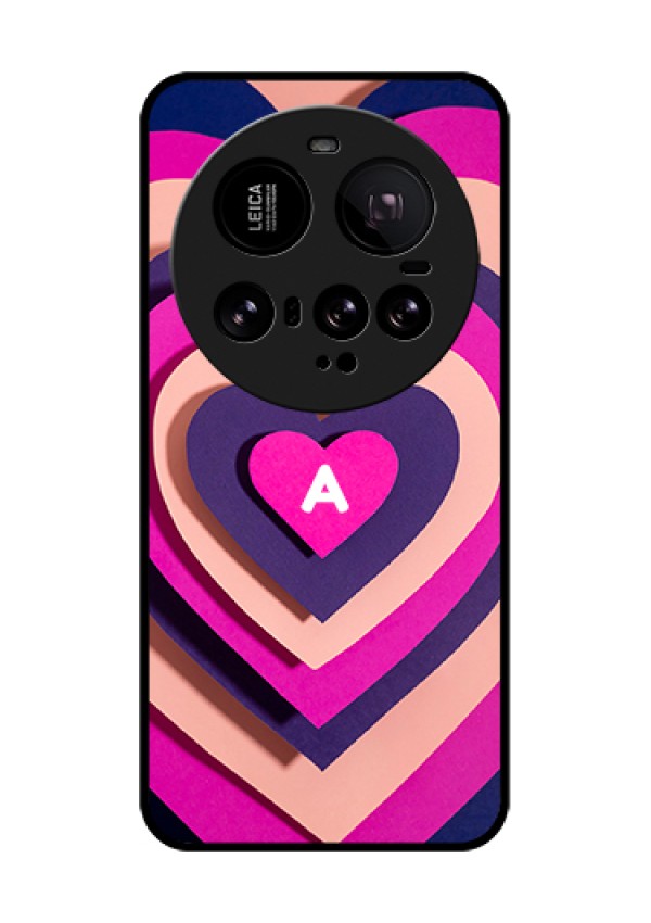 Xiaomi 15 Ultra 5G Custom Glass Phone Case - Cute Heart Pattern Design