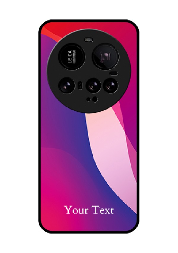 Xiaomi 15 Ultra 5G Custom Glass Phone Case - Digital Abstract Overlap Design