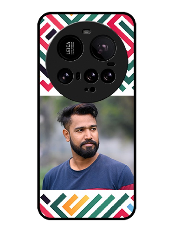 Custom Xiaomi 15 Ultra 5G Custom Glass Phone Case - Colorful Maze Pattern Design