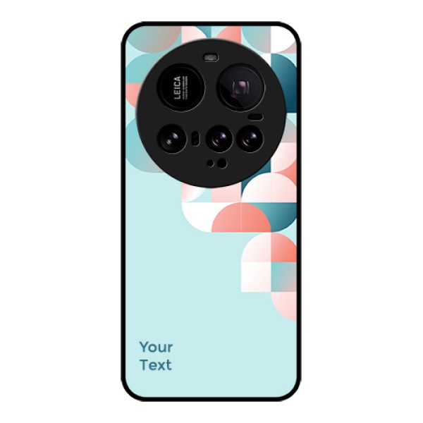 Xiaomi 15 Ultra 5G Custom Glass Phone Case - Stylish Semi - Circle Pattern Design