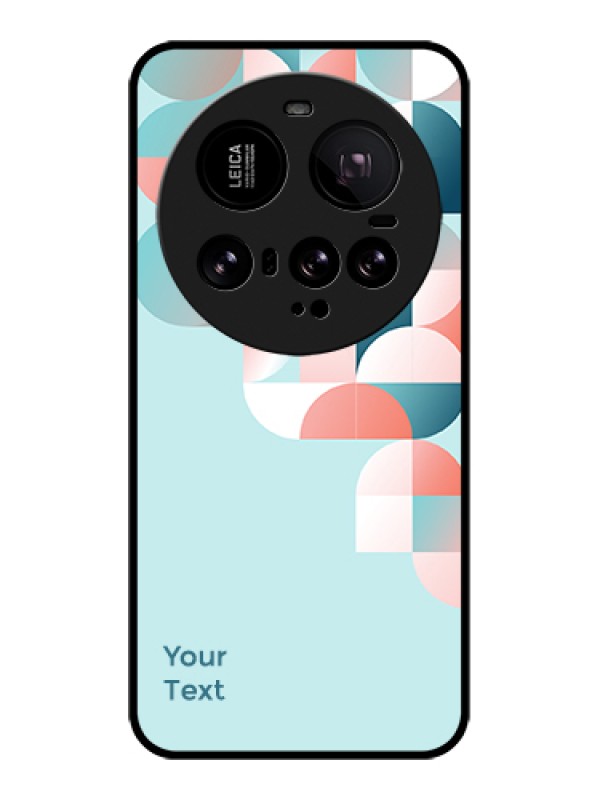 Custom Xiaomi 15 Ultra 5G Custom Glass Phone Case - Stylish Semi - Circle Pattern Design