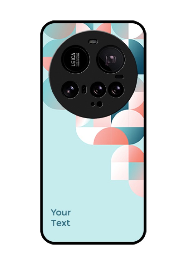 Xiaomi 15 Ultra 5G Custom Glass Phone Case - Stylish Semi - Circle Pattern Design