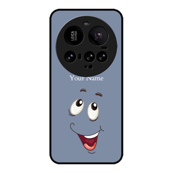 Xiaomi 15 Ultra 5G Custom Glass Phone Case - Laughing Cartoon Face Design