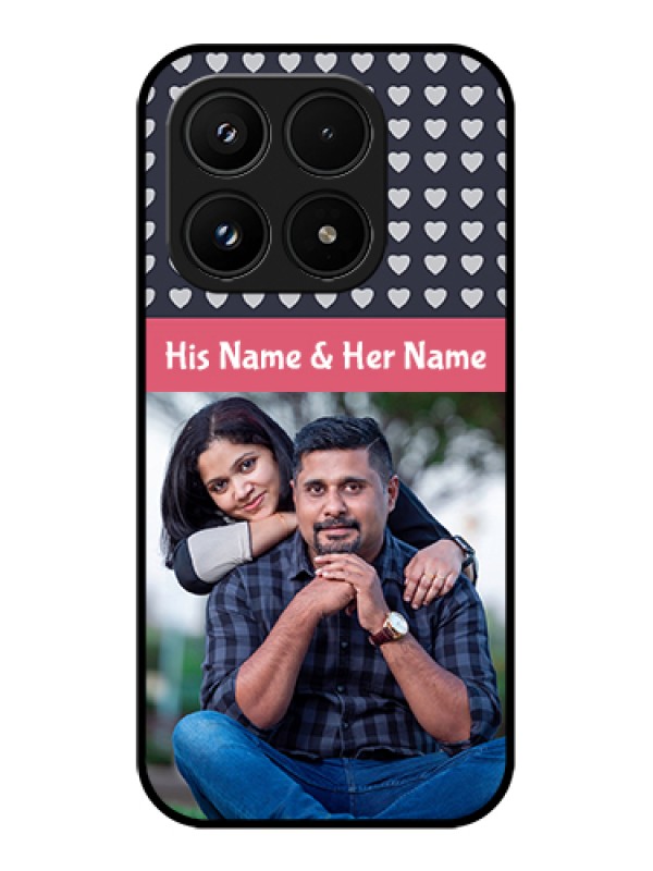 Custom Xiaomi 17 5G Custom Glass Phone Case - Love Symbols Design