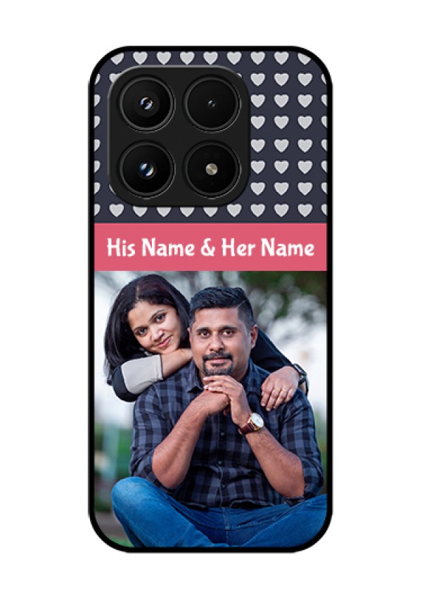 Xiaomi 17 5G Custom Glass Phone Case - Love Symbols Design
