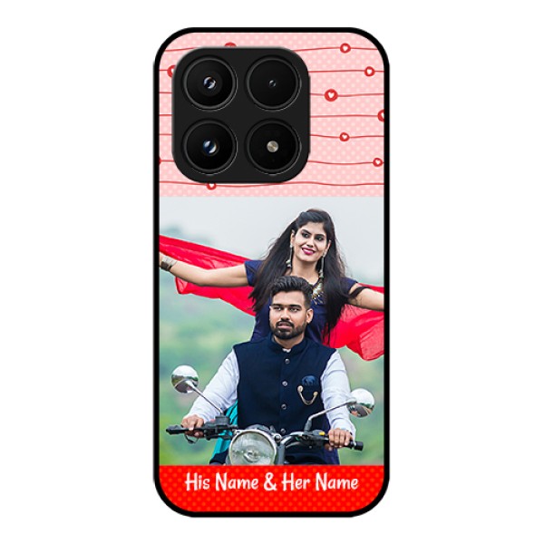 Xiaomi 17 5G Custom Glass Phone Case - Red Pattern Case Design Xiaomi 17 5G Custom Glass Phone Case - Red Pattern Case Design