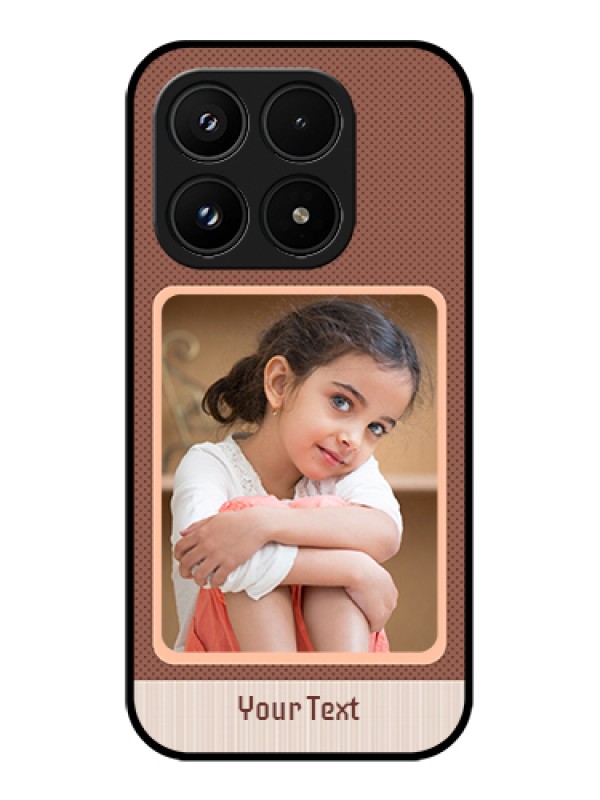 Custom Xiaomi 17 5G Custom Glass Phone Case - Simple Pic Upload Design