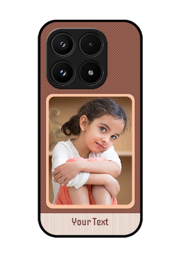 Xiaomi 17 5G Custom Glass Phone Case - Simple Pic Upload Design