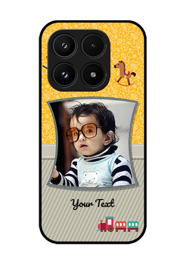 Xiaomi 17 5G Custom Glass Phone Case - Baby Picture Upload Design