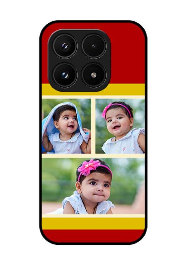 Xiaomi 17 5G Custom Glass Phone Case - Multiple Pic Upload Design