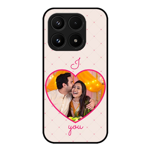 Xiaomi 17 5G Custom Glass Phone Case - Heart Shape Design Xiaomi 17 5G Custom Glass Phone Case - Heart Shape Design