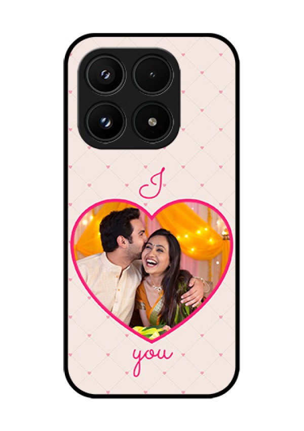 Xiaomi 17 5G Custom Glass Phone Case - Heart Shape Design