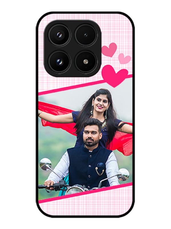 Custom Xiaomi 17 5G Custom Glass Phone Case - Love Shape Heart Design