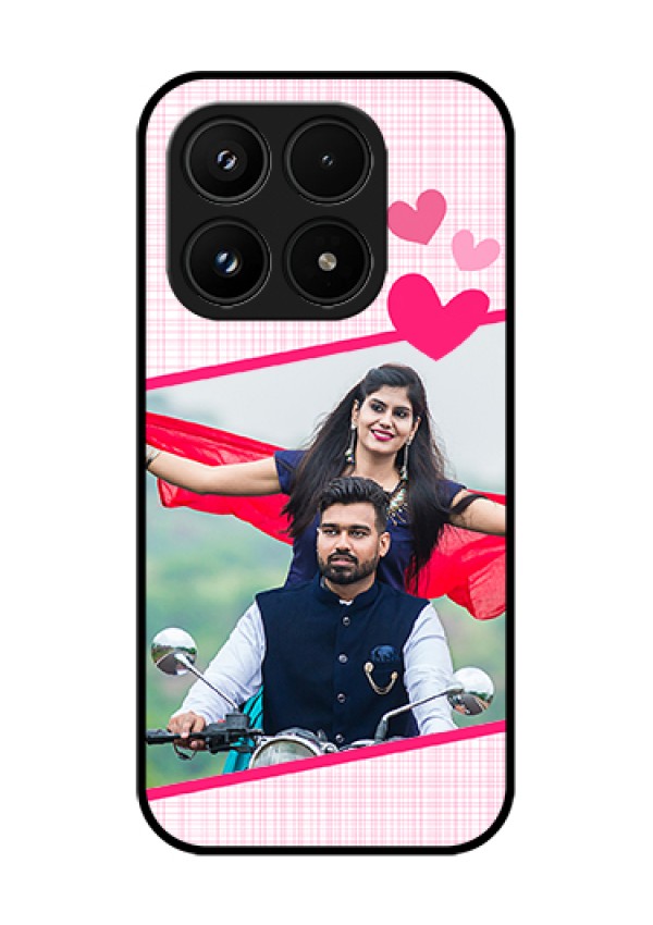 Xiaomi 17 5G Custom Glass Phone Case - Love Shape Heart Design