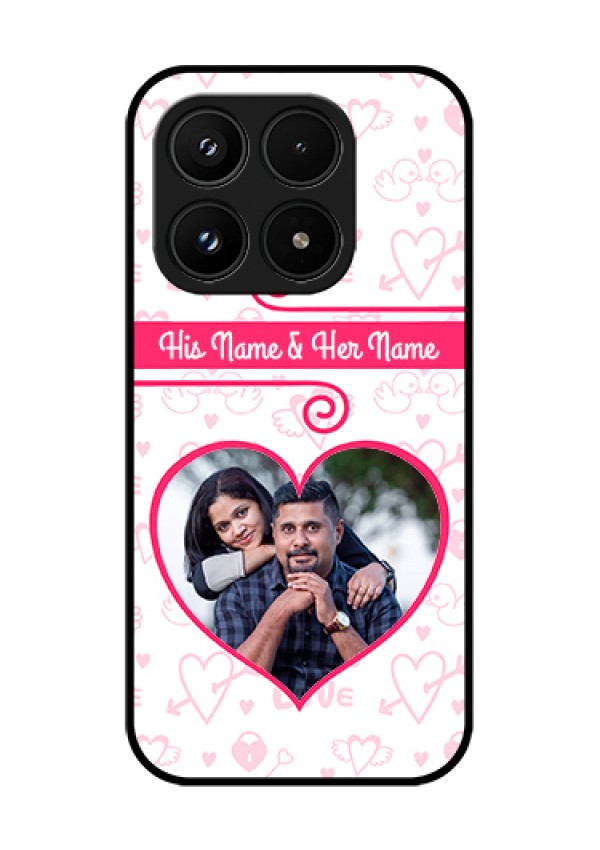 Xiaomi 17 5G Custom Glass Phone Case - Heart Shape Love Design