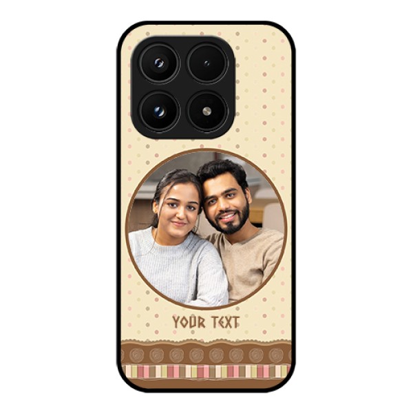 Xiaomi 17 5G Custom Glass Phone Case - Brown Dotted Mobile Case Design Xiaomi 17 5G Custom Glass Phone Case - Brown Dotted Mobile Case Design