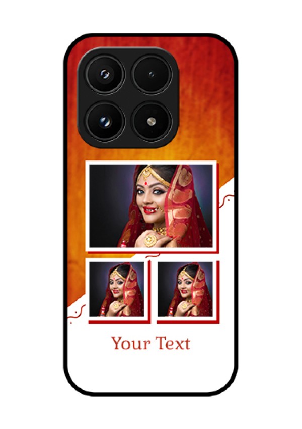 Xiaomi 17 5G Custom Glass Phone Case - Wedding Memories Design