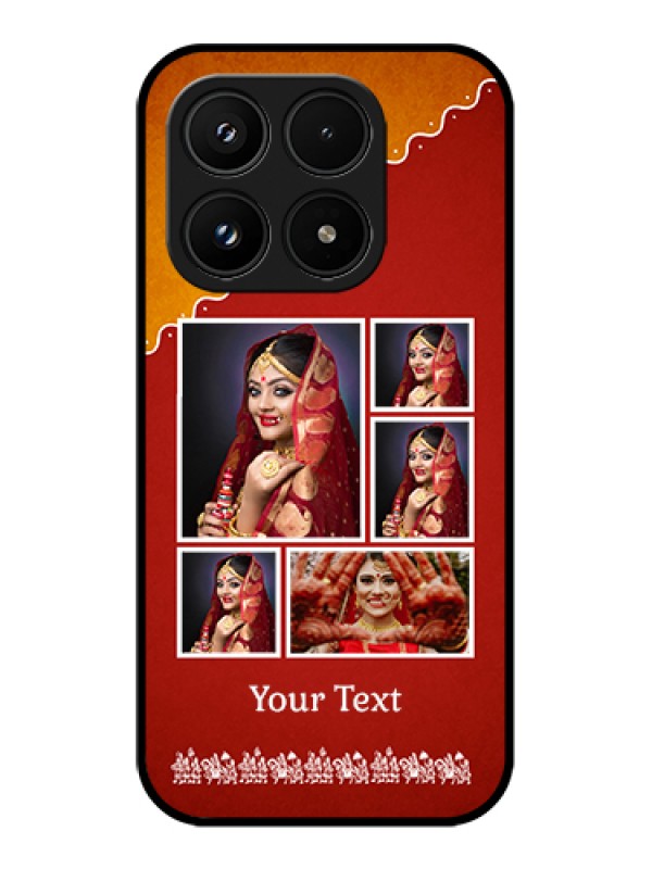 Custom Xiaomi 17 5G Custom Glass Phone Case - Wedding Pic Upload Design