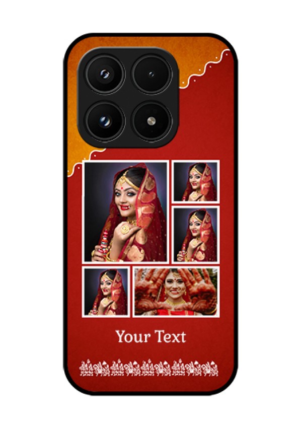 Xiaomi 17 5G Custom Glass Phone Case - Wedding Pic Upload Design