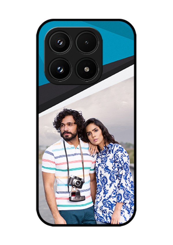 Xiaomi 17 5G Custom Glass Phone Case - Simple Pattern Photo Upload Design